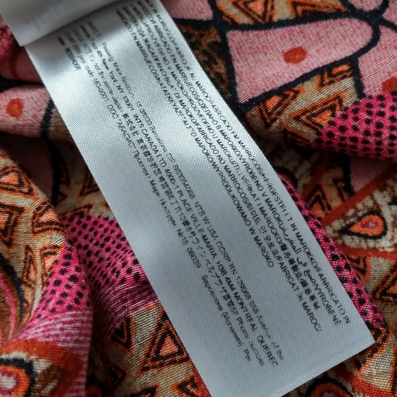 Desigual off shoulder boho peasant blouse top M - Picture 10 of 11